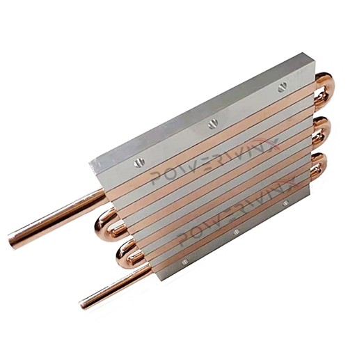 What is the temperature range of a liquid cold plate?